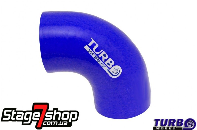 Силиконовый пайпинг TurboWorks 90 градусов 38mm