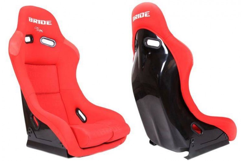 Спортивне сидіння ковш Racing seat GTR BRIDE RED