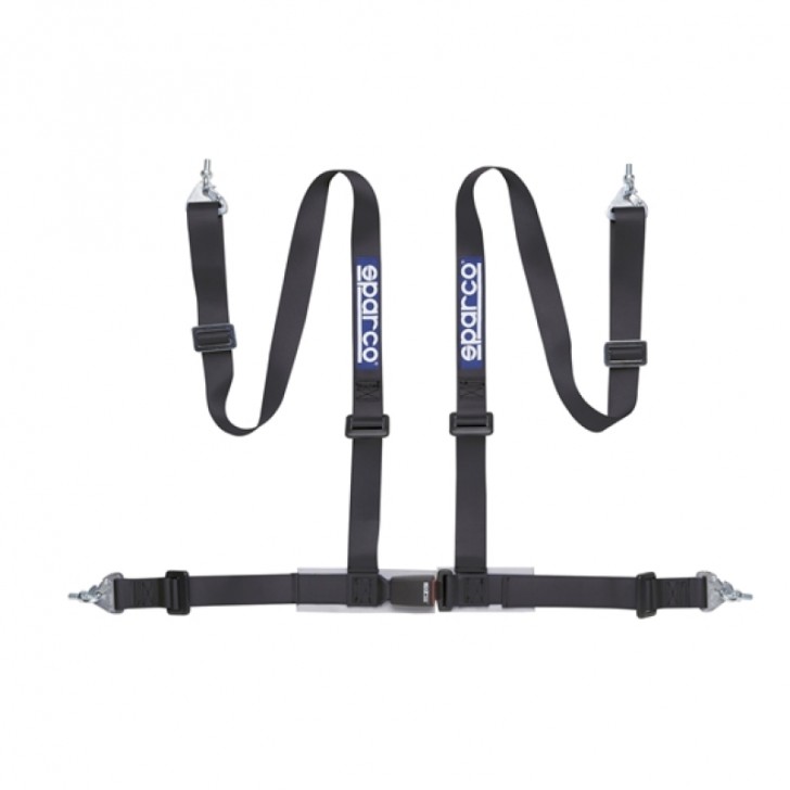 Спортивні ремені Sparco 4 точки, 2 дюйми Black