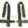 Спортивні ремені SLIDE 4 точки 3" Camo звичайний замок