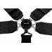 Ремені Slide чорні 5 точок, 3 дюйми, омологація SFI, замок типу "FastLock"
