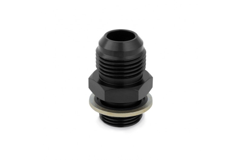 Штуцер проставки Mishimoto Sandwich Plate Fitting M20 x -10AN Black