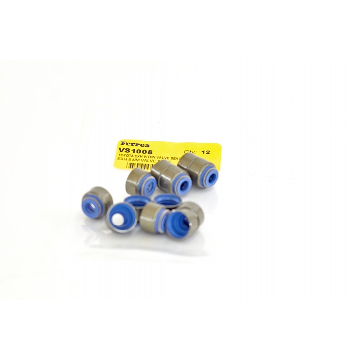 Сальники випускних клапанів Ferrea Toyota 2JZGE/2JZGTE 6mm Viton Hi-Temp Exhaust Valve Stem Seal - Set of 12 VS1008