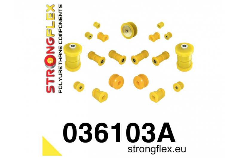Сайлентблоки підвіски Strongflex Full suspension bush kit BMW E30 82-91 036103A SPORT
