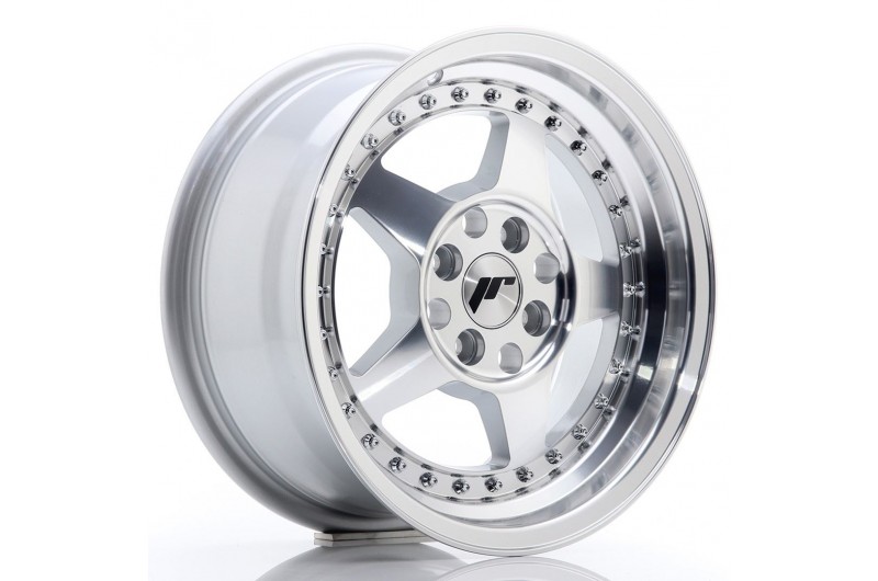 Колісний диск JR Wheels JR6 16x9 ET20 4x100/108 Silver Machined Face