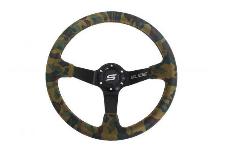 Спортивне кермо SLIDE Camo замш