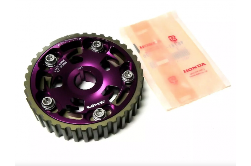 Розрізна шестерня ГРМ VMS HONDA CIVIC D15B7 D16A6 D16Z6 + шпонка OEM