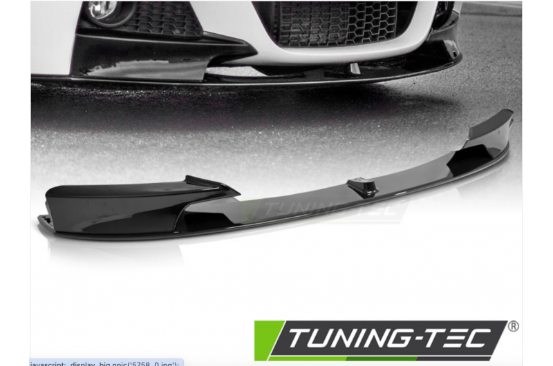 Накладка переднього бампера PERFORMANCE STYLE BMW F30/F31 11-чорний глянець