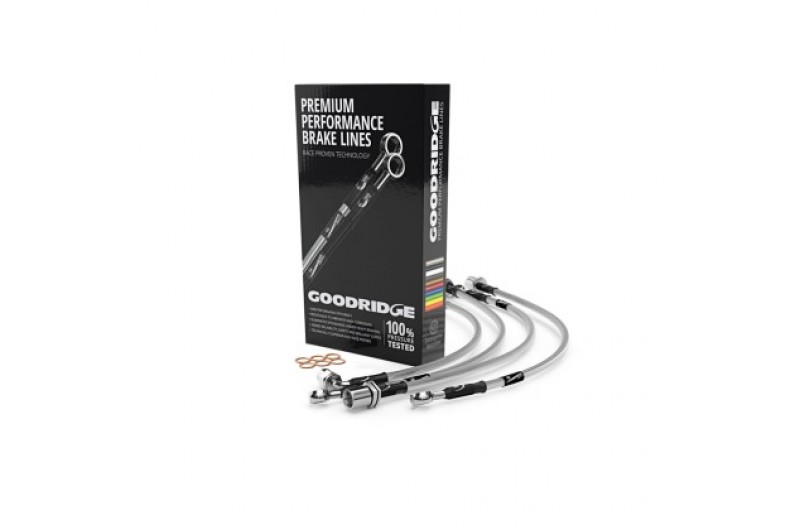Армовані гальмівні шланги Goodridge 17-23 Tesla Model 3 Stainless Steel Brake Lines 36000