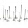 Клапана впускні Ferrea 8шт Ford EcoBoost 2.3L 33mm 5.47mm 103.55mm 22 Deg S-Flo +.5mm F2375P