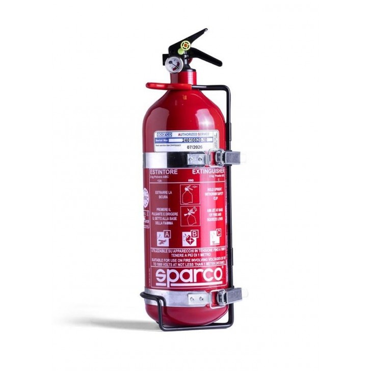 Вогнегасник порошковий Sparco 2 kg Powder EN3