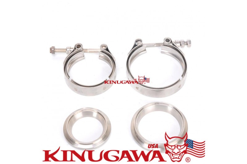 Фланці Garrett GT30 GT35 Turbine Housing V-band In/Outlet Stainless